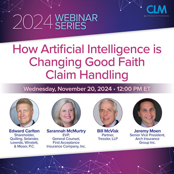 Bill&#39;s Panel Webinar CLM