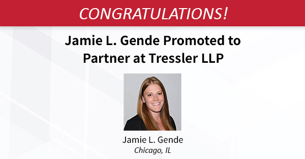 Jamie Gende Promoted to Partner at Tressler LLP