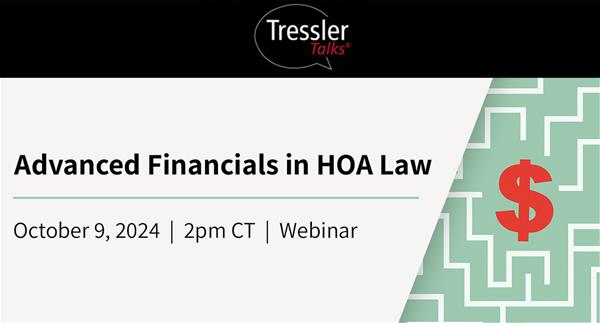 Tressler Talks HOA Financial Law